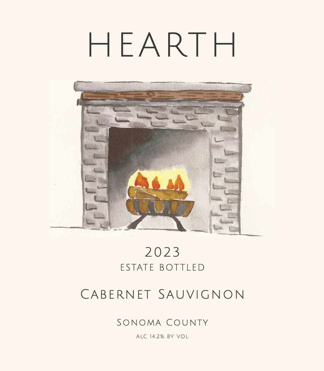 Hearth 2023 Cabernet Sauvignon label