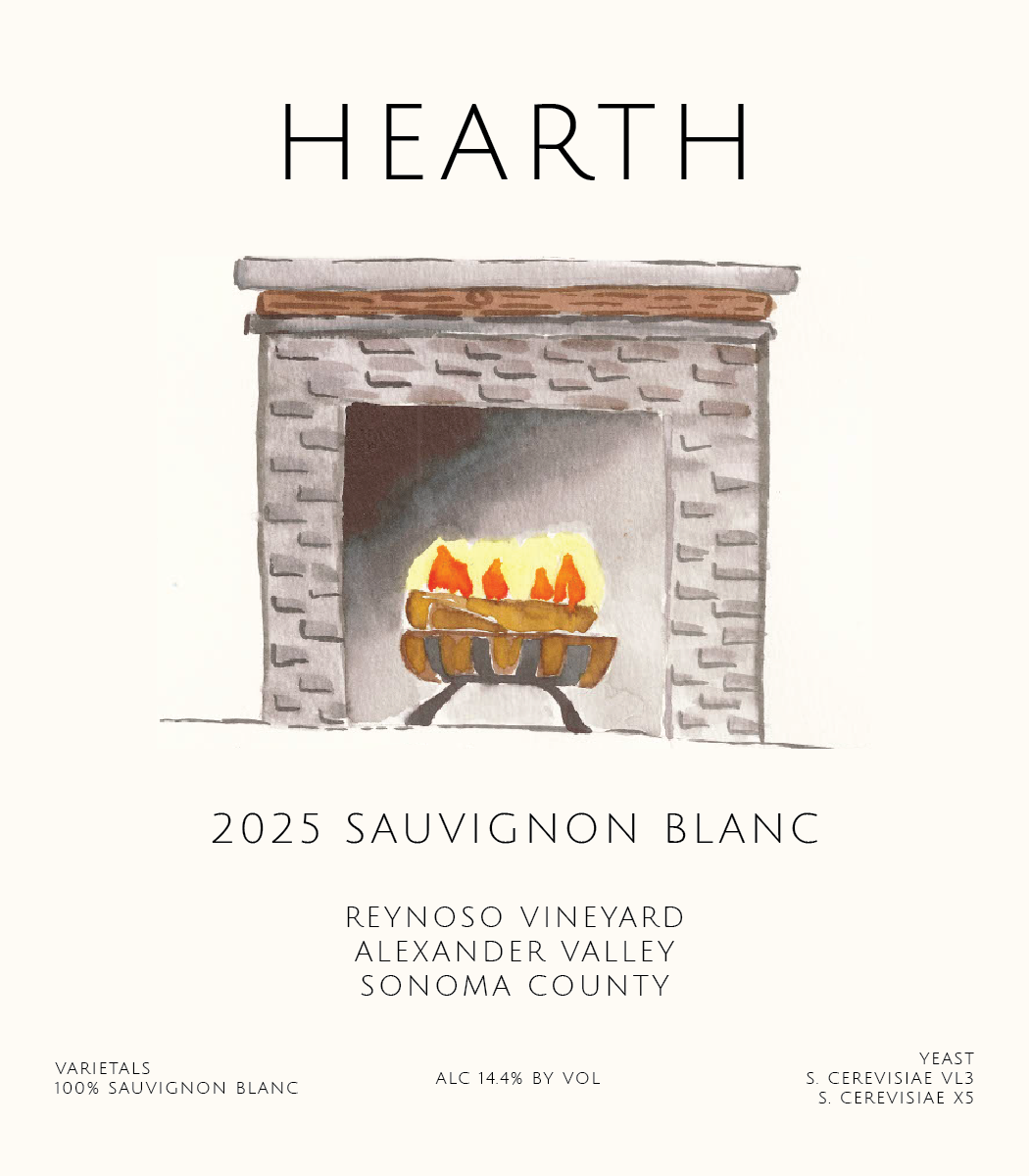 Hearth 2025 Sauvignon Blanc label
